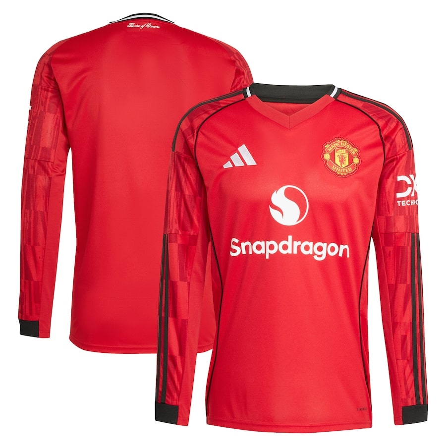 Maillot Manchester United Domicile 2025 2026 Manches Longues – Image 3