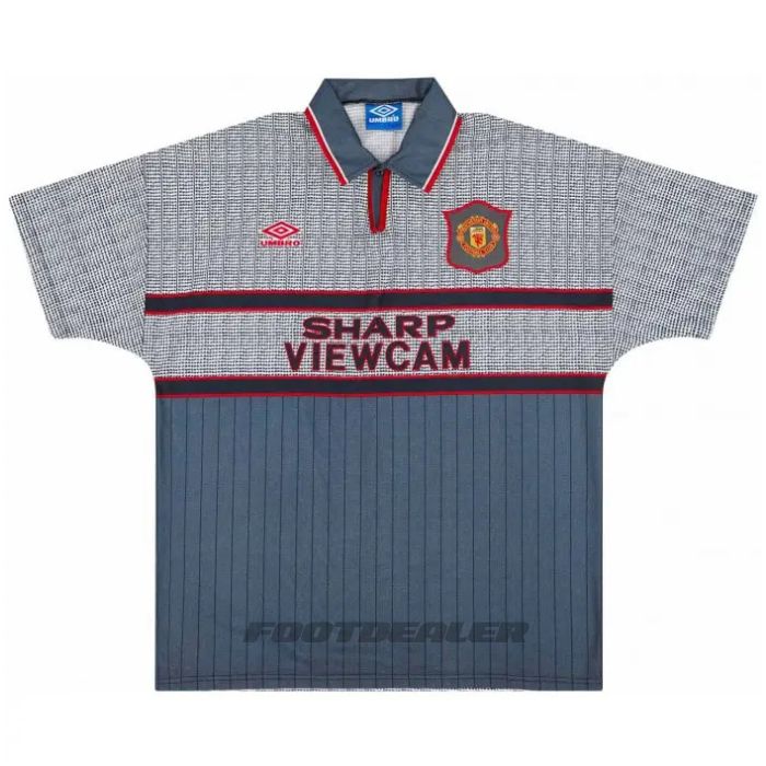 Maillot Manchester United Exterieur 1995 1996 Beckham – Image 2