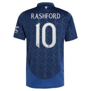 Alternative view of Maillot Kit Enfant Manchester United Exterieur 2024 2025 Rashford