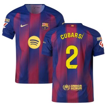 Maillot Match Barca Domicile 2025 2026 Cubarsi La Liga