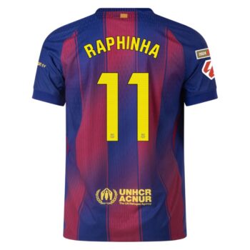 Alternative view of Maillot Match Barca Domicile 2025 2026 Raphinha La Liga