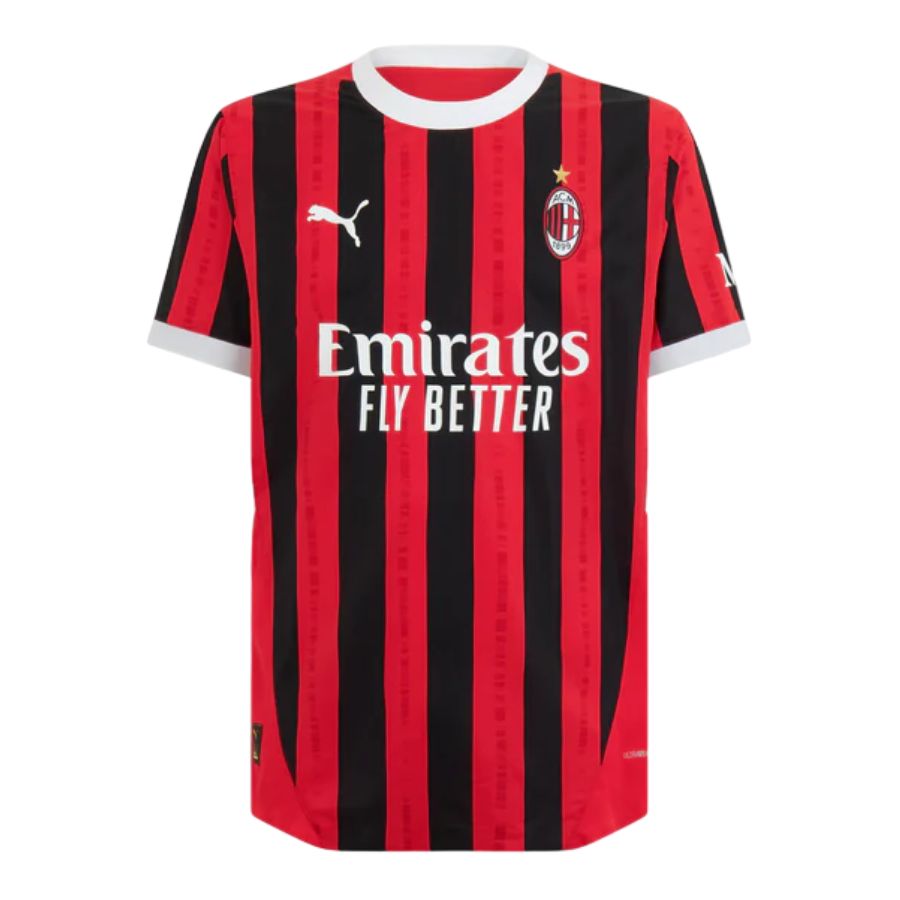 Maillot Kit Enfant Milan AC Domicile 2024 2025 Noir – Image 2