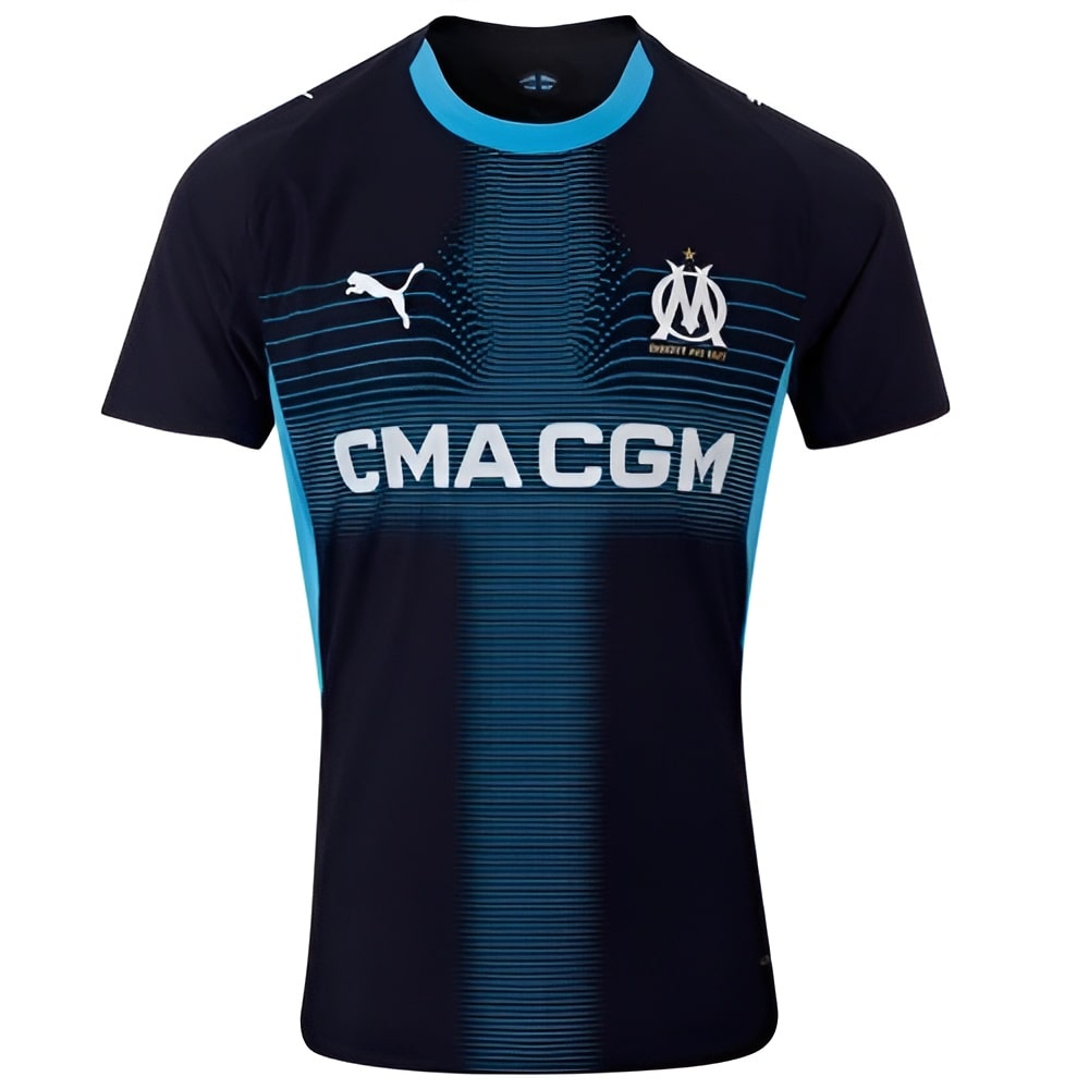 Maillot Kit Enfant OM Exterieur 2025 2026 Harit – Image 3