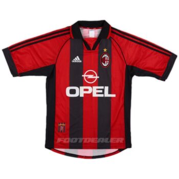 Alternative view of Maillot Milan AC Domicile 1998 2000 Maldini