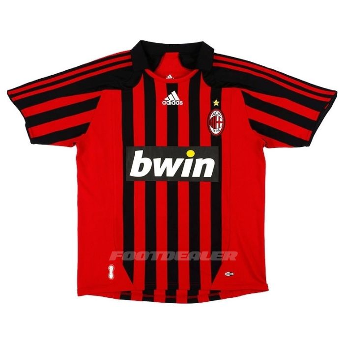 Maillot Milan AC Domicile 2007 2008 Gattuso – Image 2