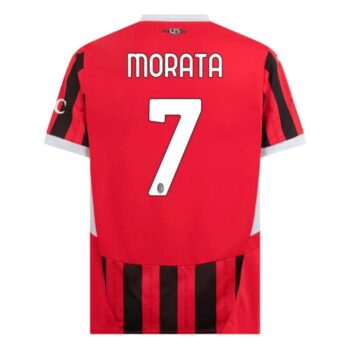 Alternative view of Maillot Milan AC Domicile 2024 2025 Morata
