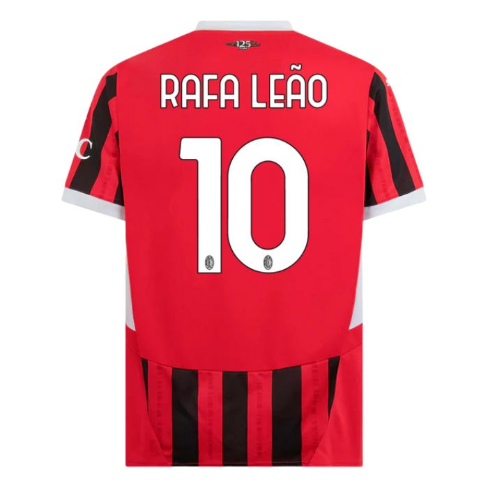 Maillot Kit Enfant Milan AC Domicile 2024 2025 Rafa Leão Blanc – Image 2