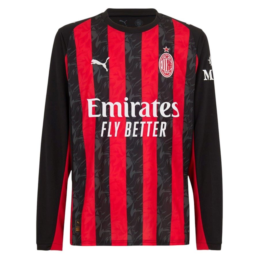 Maillot Milan AC Domicile 2025 2026 Manches Longues