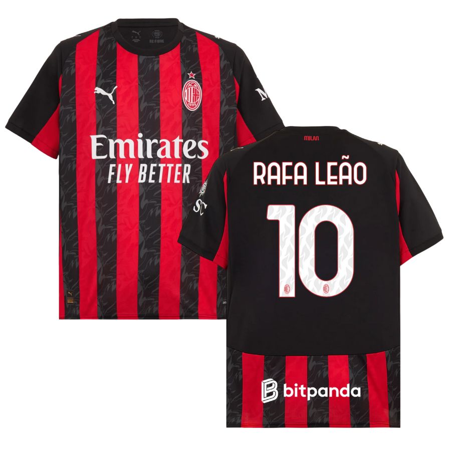 Maillot Milan AC Domicile 2025 2026 Rafael Leao