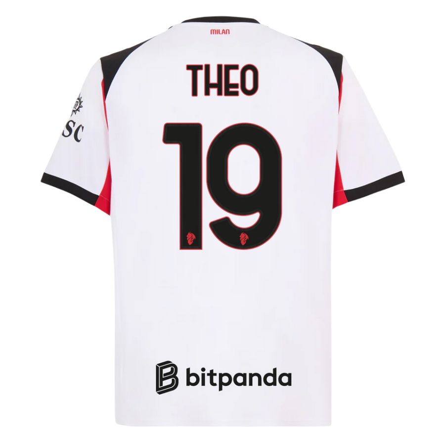 Maillot Milan AC Exterieur 2025 2026 Theo – Image 2