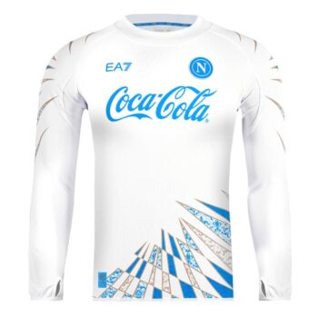 Maillot Naples Pre-Match 2025 2026 Manches longues