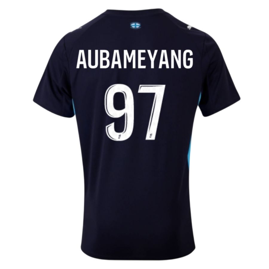 Maillot Kit Enfant OM Exterieur 2025 2026 Aubameyang – Image 2