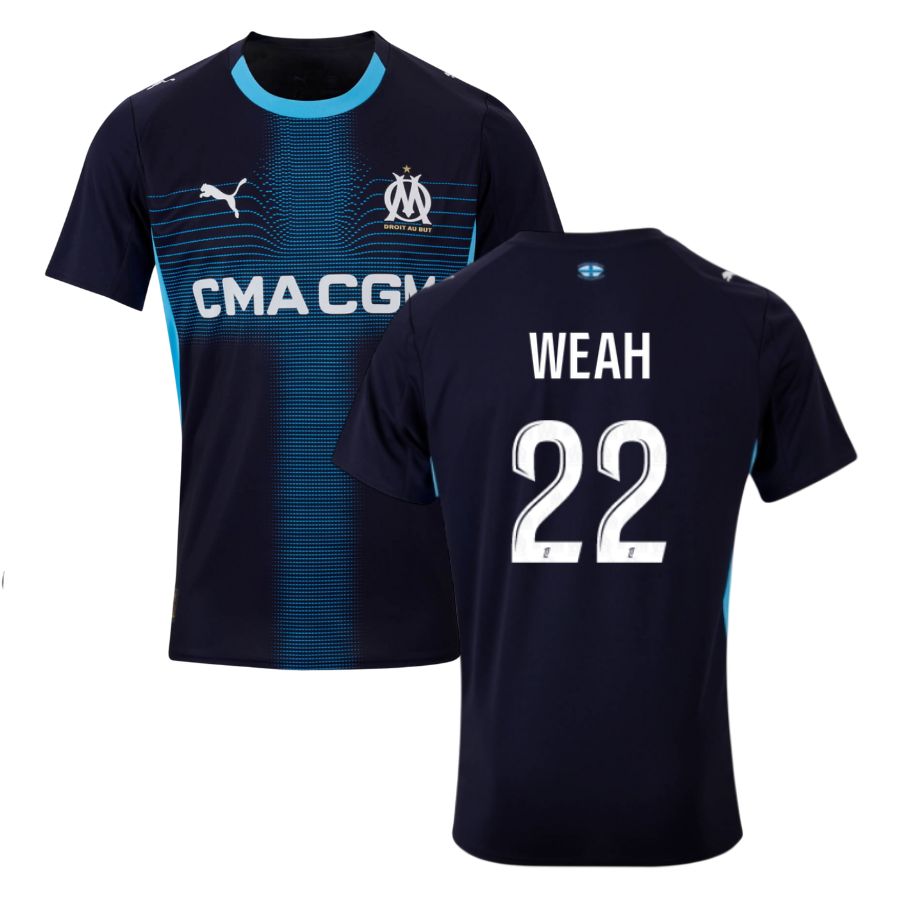 Maillot OM Exterieur 2025 2026 Weah