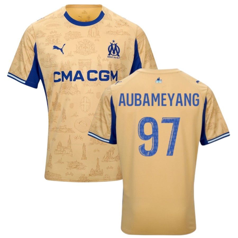 Maillot OM Fourth 2025 2026 Aubameyang