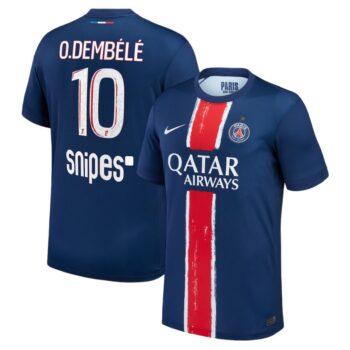 Maillot PSG Domicile 2024 2025 Dembélé 1 Etoile