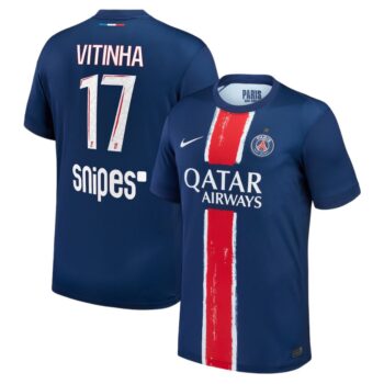 Maillot PSG Domicile 2024 2025 Vitinha 1 Etoile