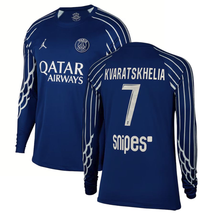 Maillot PSG Fourth 2024 2025 Manches Longues Kvaratskhelia