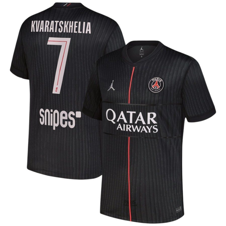 Maillot PSG Jordan Fourth 2025 2026 Kvaratskhelia