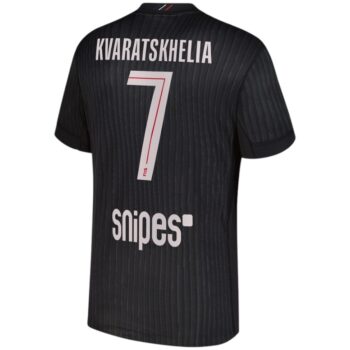 Alternative view of Maillot Kit Enfant PSG Jordan Fourth 2025 2026 Kvaratskhelia