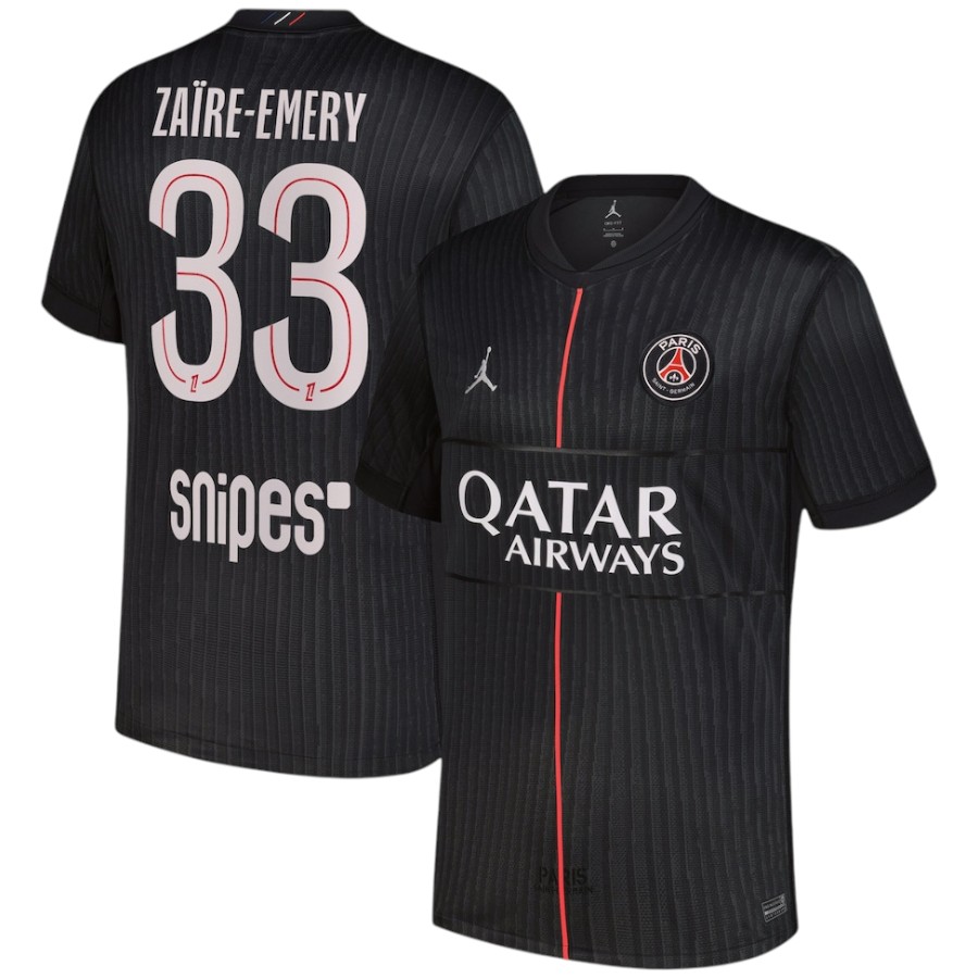 Maillot PSG Jordan Fourth 2025 2026 Zaire Emery