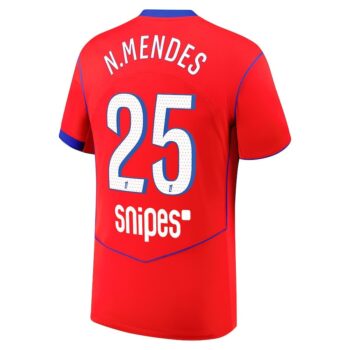 Alternative view of Maillot PSG Third 2025 2026 Mendes