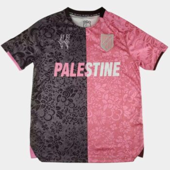 Maillot Palestine Special Edition 2025 2026 Noir et Rose