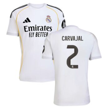 Maillot Real Madrid Domicile 2025 2026 Carvajal