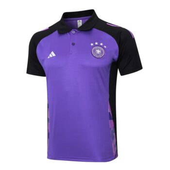Alternative view of Survetement Allemagne Polo 2024 2025 Violet