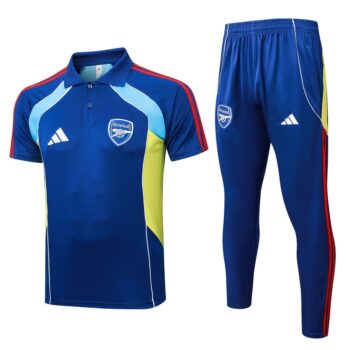 Survetement Arsenal Polo 2025 2026 Bleu Clair