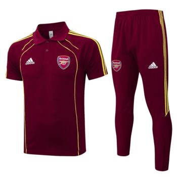 Survetement Arsenal Polo 2025 2026 Rouge Foncé