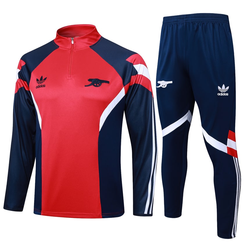 Survetement Arsenal Training 2024 2025 Rouge Foncé