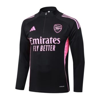 Alternative view of Survetement Arsenal Training 2025 2026 Noir Rose