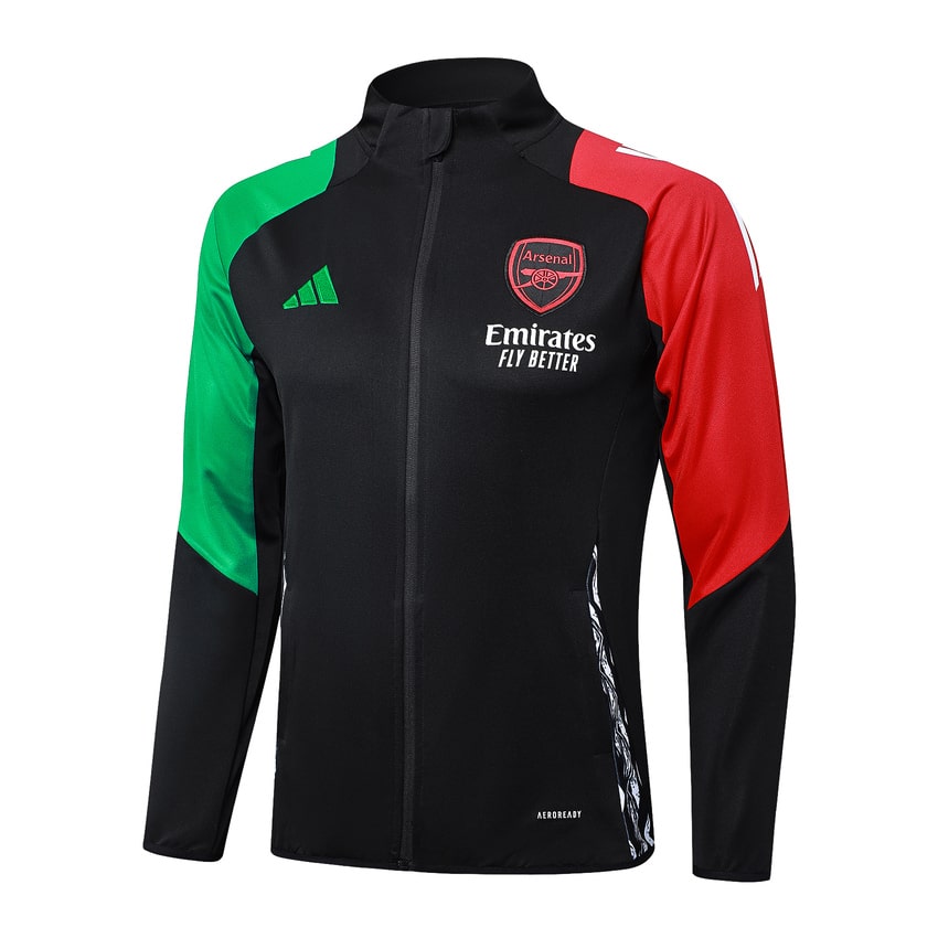 Survetement Arsenal Veste 2024 2025 Noir Foncé – Image 2