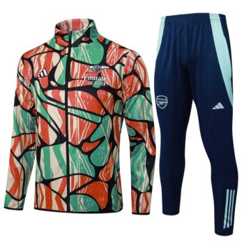 Survetement Arsenal Veste 2024 2025 Rouge Vert