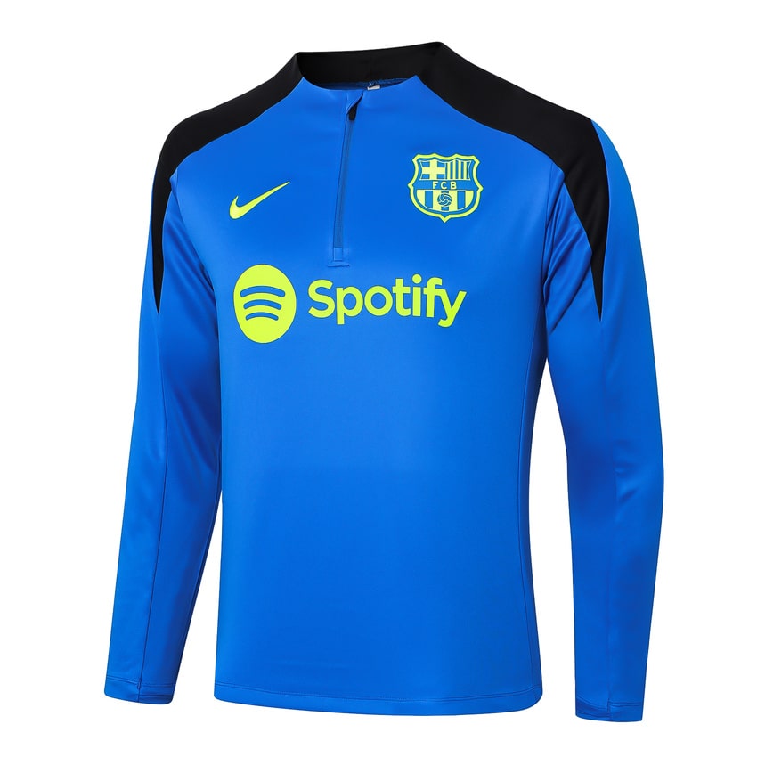 Survetement Barca Training 2024 2025 Bleu Océan – Image 2