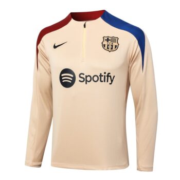 Alternative view of Survetement Barca Training 2024 2025 Beige