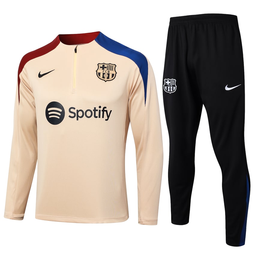 Survetement Barca Training 2024 2025 Beige