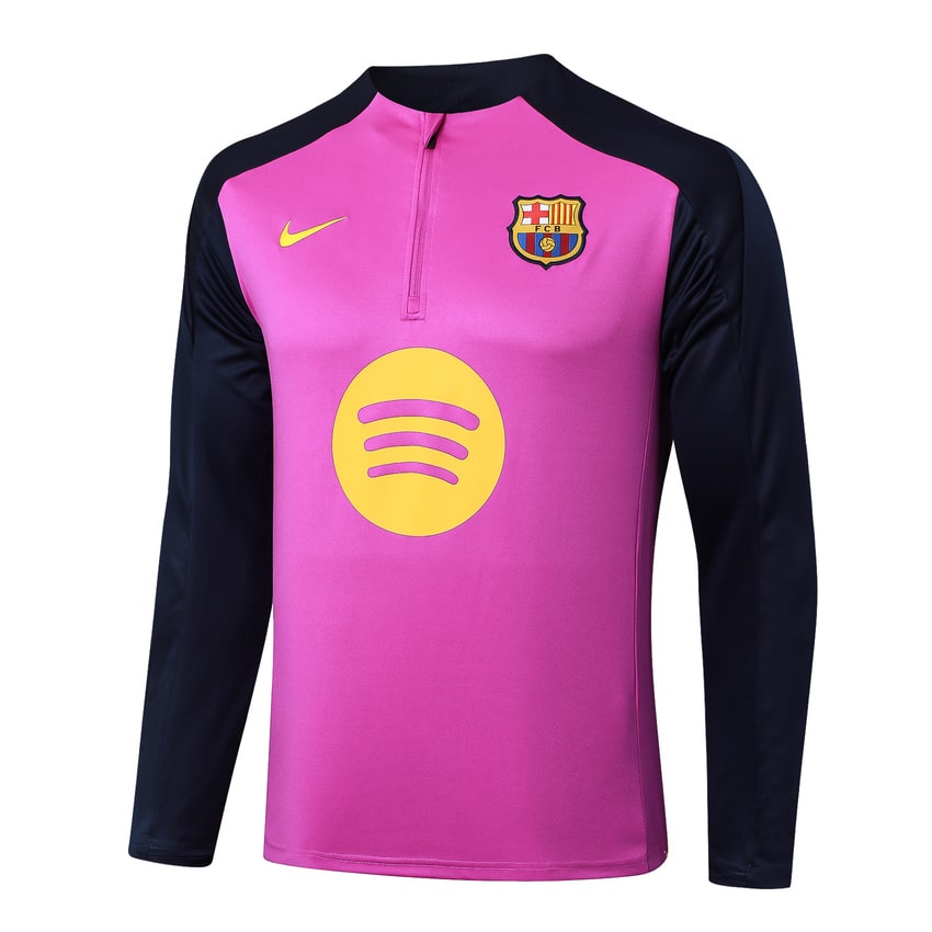 Survetement Barca Training 2024 2025 Rose Clair – Image 2