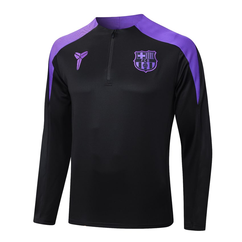 Survetement Barca Training 2025 2026 Noir Violet – Image 2