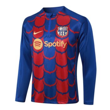 Alternative view of Survetement Barca Training 2024 2025 Bleu Rouge