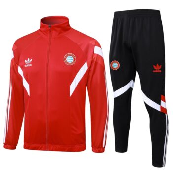 Survetement Bayern Munich Veste 2024 2025 Rouge Foncé