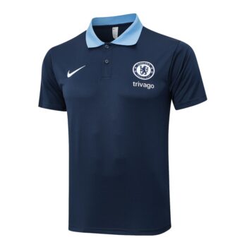 Alternative view of Survetement Chelsea Polo 2024 2025 Bleu Foncé