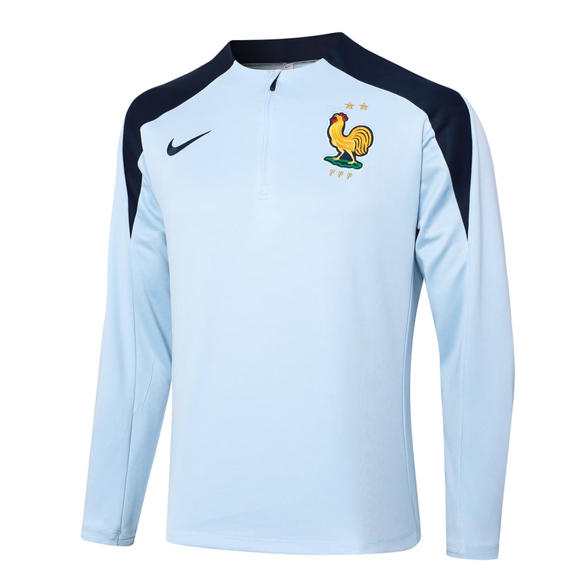 Survetement Equipe de France Training 2024 2025 Blanc – Image 2