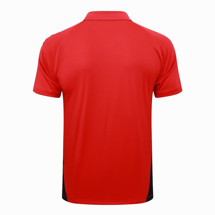 Survetement Manchester United Polo 2024 2025 Rouge Clair – Image 3
