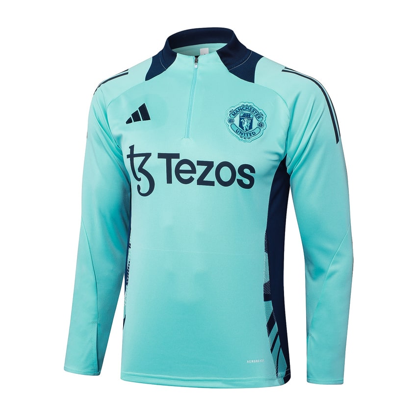 Survetement Manchester United Training 2024 2025 Vert – Image 2