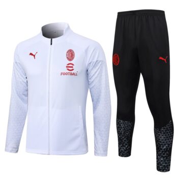 Survetement Milan AC Veste 2023 2024 Blanc