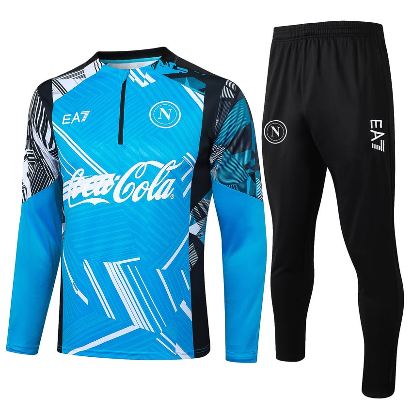 Survetement Naples Training 2024 2025 Bleu Ciel