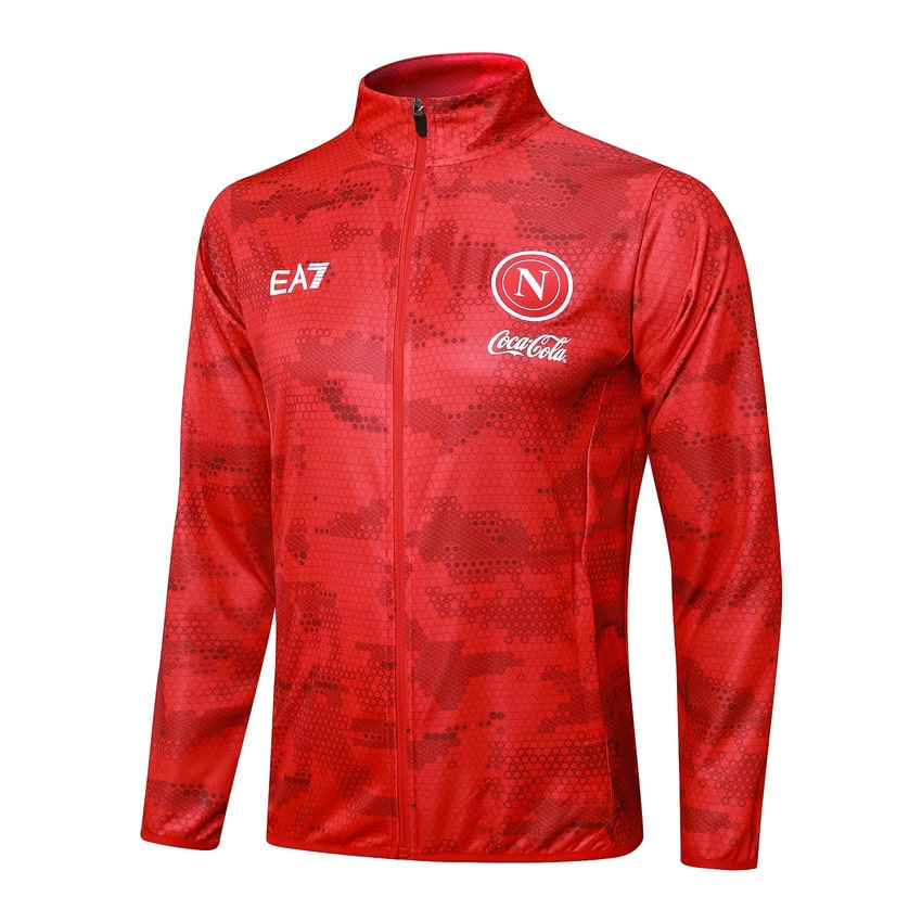 Survetement Naples Veste 2024 2025 Rouge – Image 2
