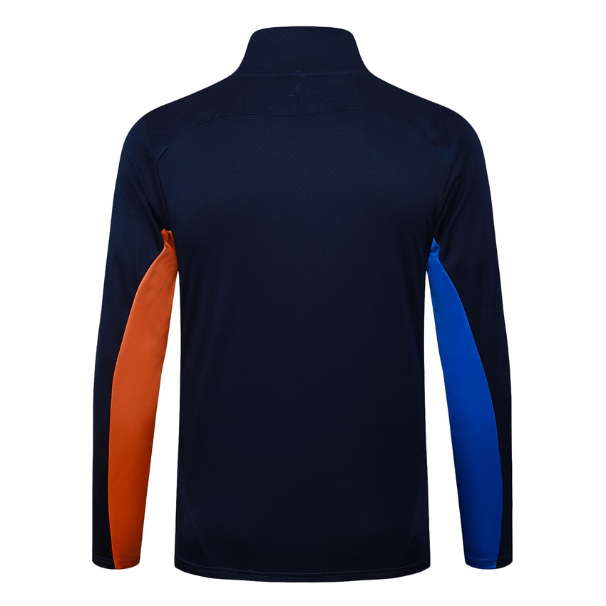 Survetement OM Veste 2024 2025 Bleu Foncé – Image 3