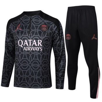 Survetement PSG Training 2024 2025 Noir Motif